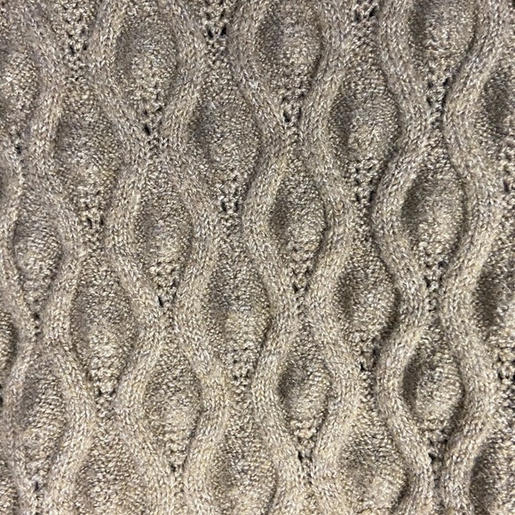 💜Sweet Romeo Hela Brown Gray Textured Sweater Pullover Women’s Size Small - Picture 4 of 5